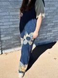 Floral Patchwork Overall