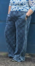Denim Check Pant