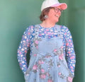 Bloom & Blue Floral Mesh