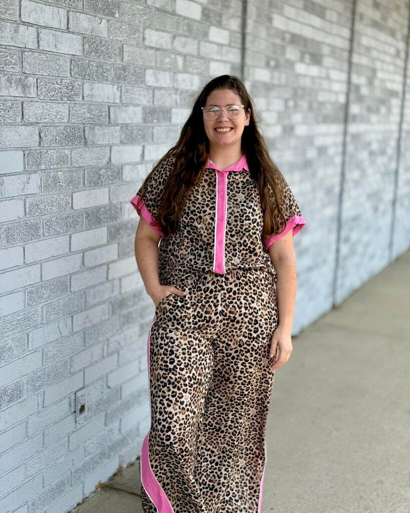 Leopard Lounge Set