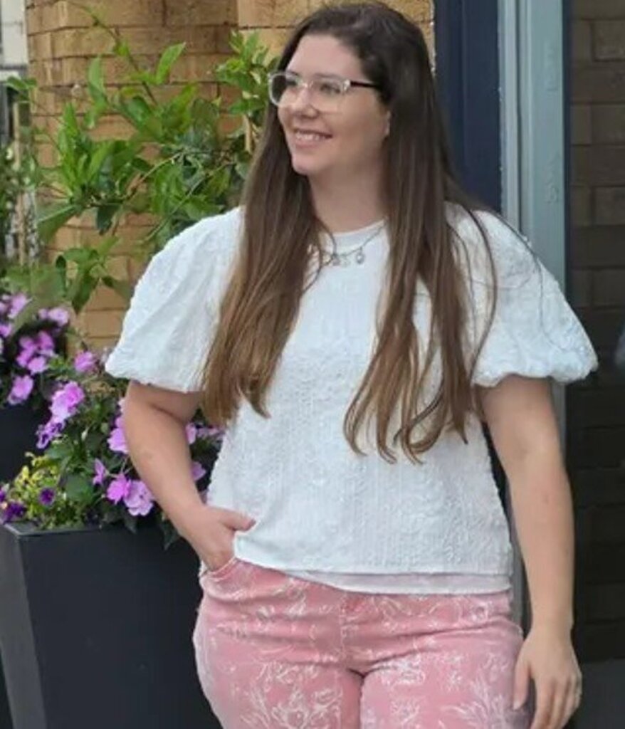 Floral Bubble Sleeve Blouse