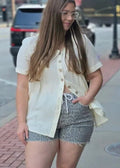 Muslin Babydoll Button UP