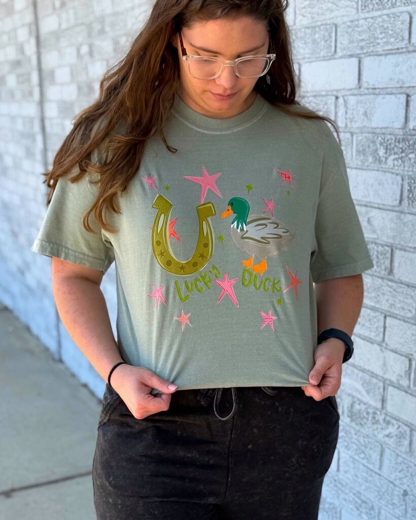 Lucky Duck w Horseshoe