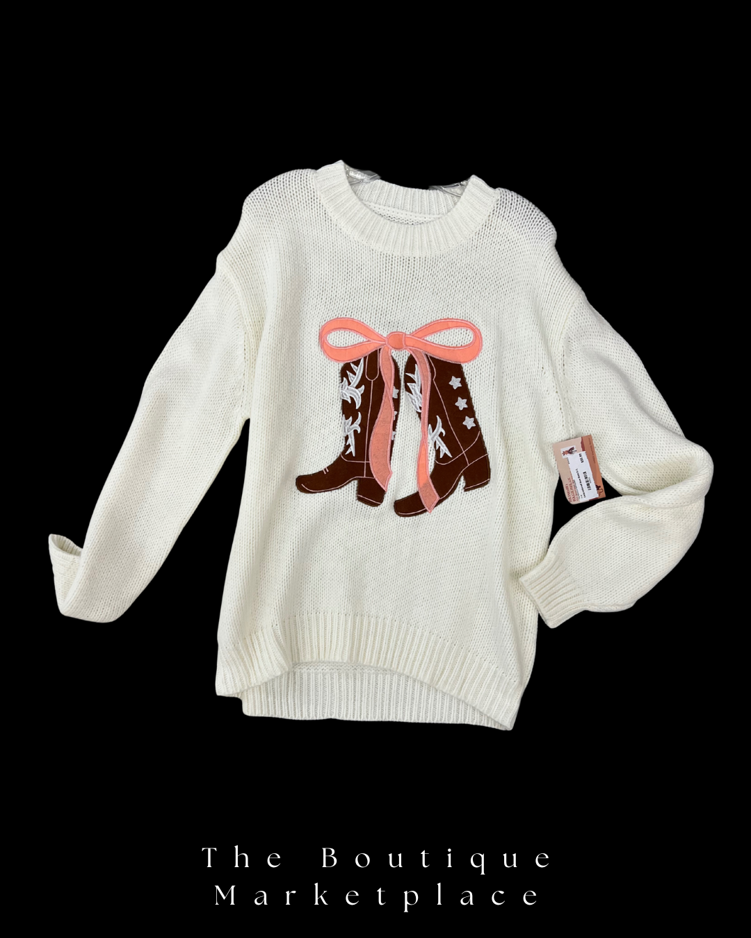 Boots and Bows Sweater